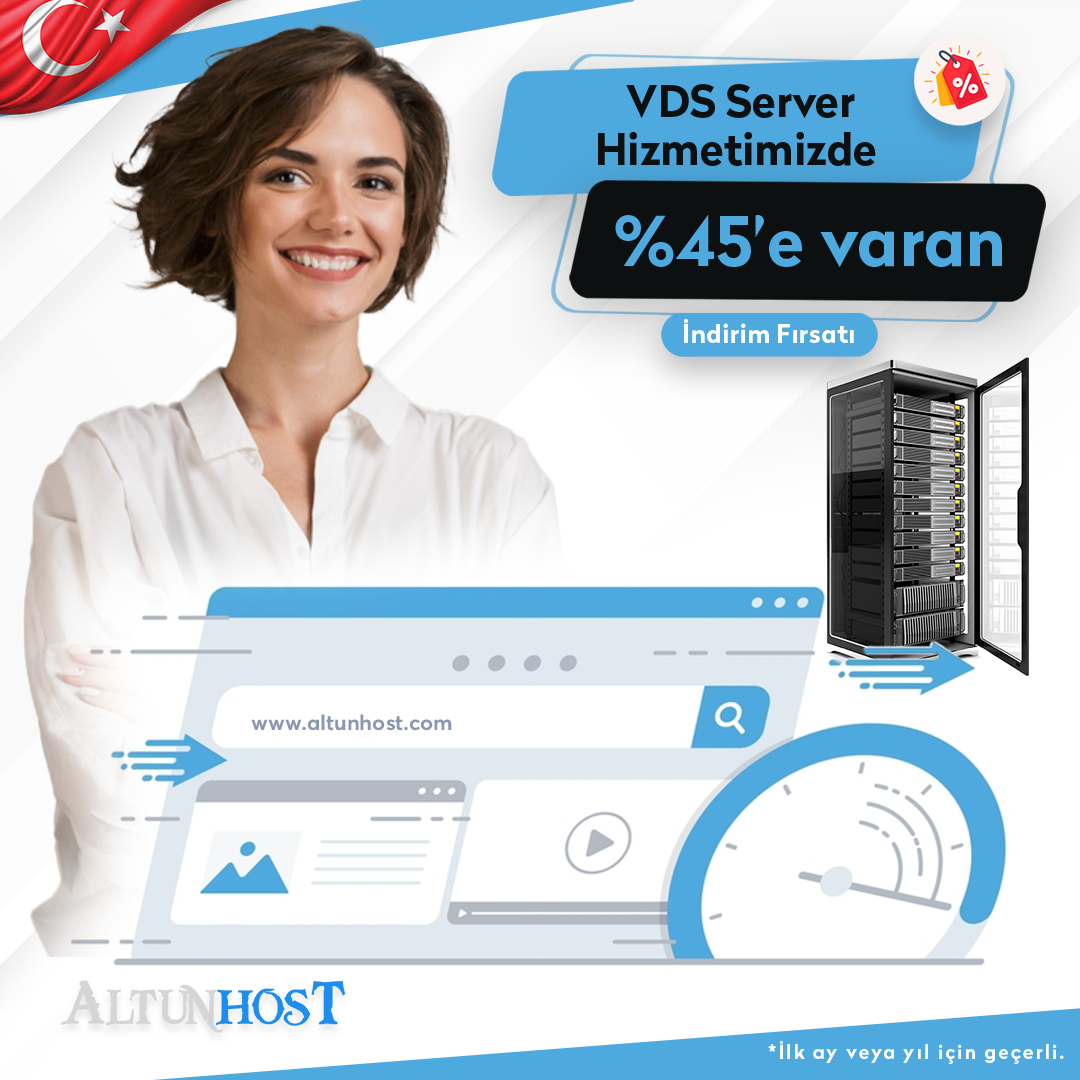%45 İndirimli VDS Server Fırsatını Kaçırma!